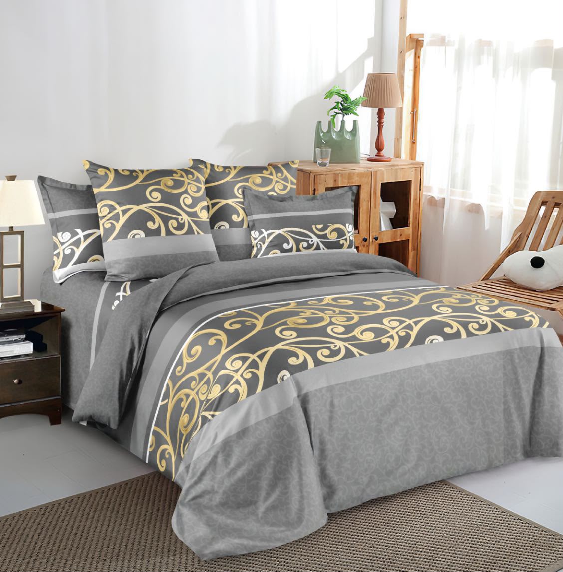 Edredón con Borrego de Diseño Elegante – Suave, Cálido y Confortable – 4 Modelos y 3 Medidas